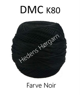 DMC K80 farve Noir Sort
